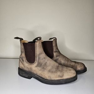 Blundstone 1306 Dress Rustic Brown Chelsea Boots - Unisex